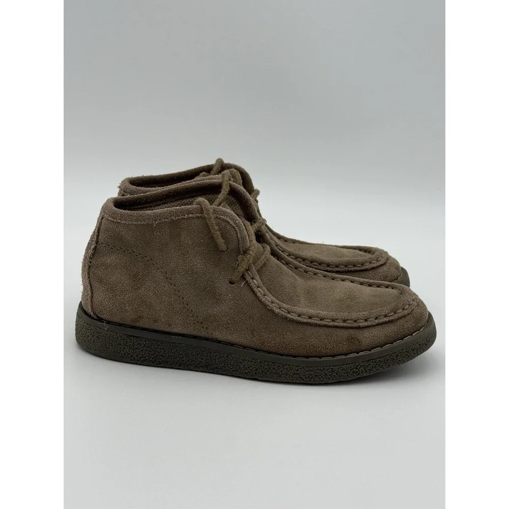 EUC Big Boys Madison Avenue Tan Leather Ankle Boots‎ Sz. 2.5 William Wallaby